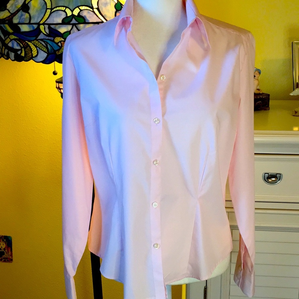 Van Heusen Pink Easy Care Shirt SM NWOT - Picture 2 of 5